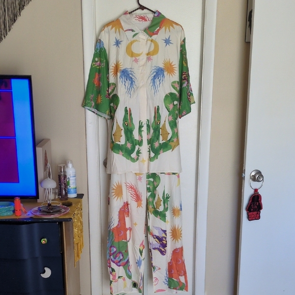 no brand Other - Colorful Printed Women's Set 2X - 3X READ MEASUREMENTS